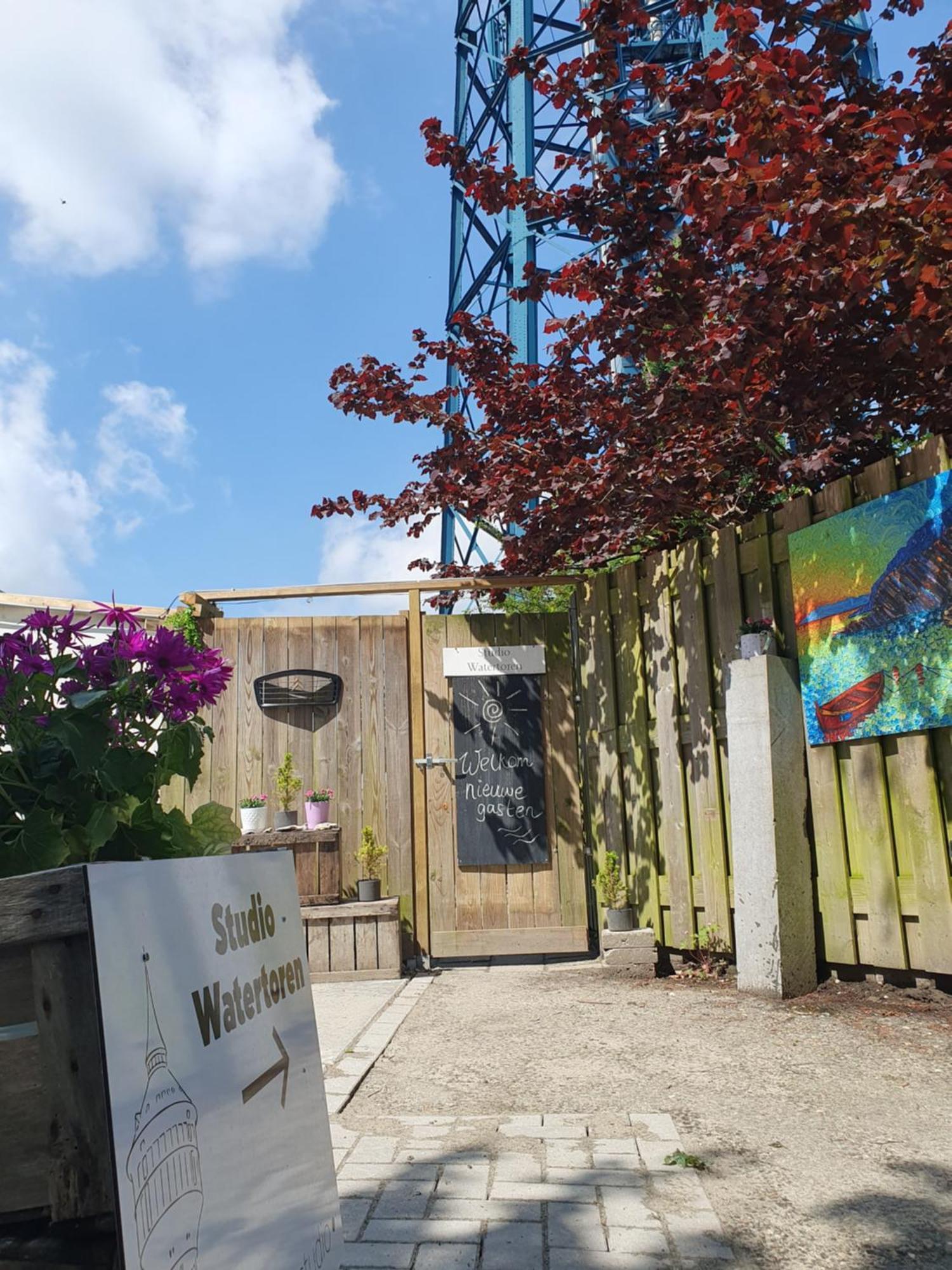 Studio Watertoren Met Tuin En Gratis Parkeren Goes Ngoại thất bức ảnh